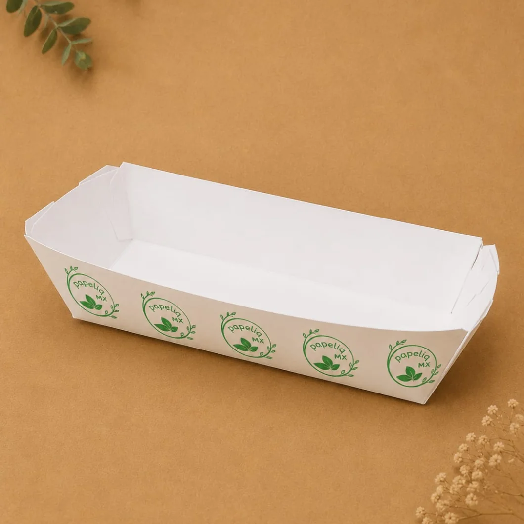 Charola brocheta 30×8×6 personalizada con tu logo
